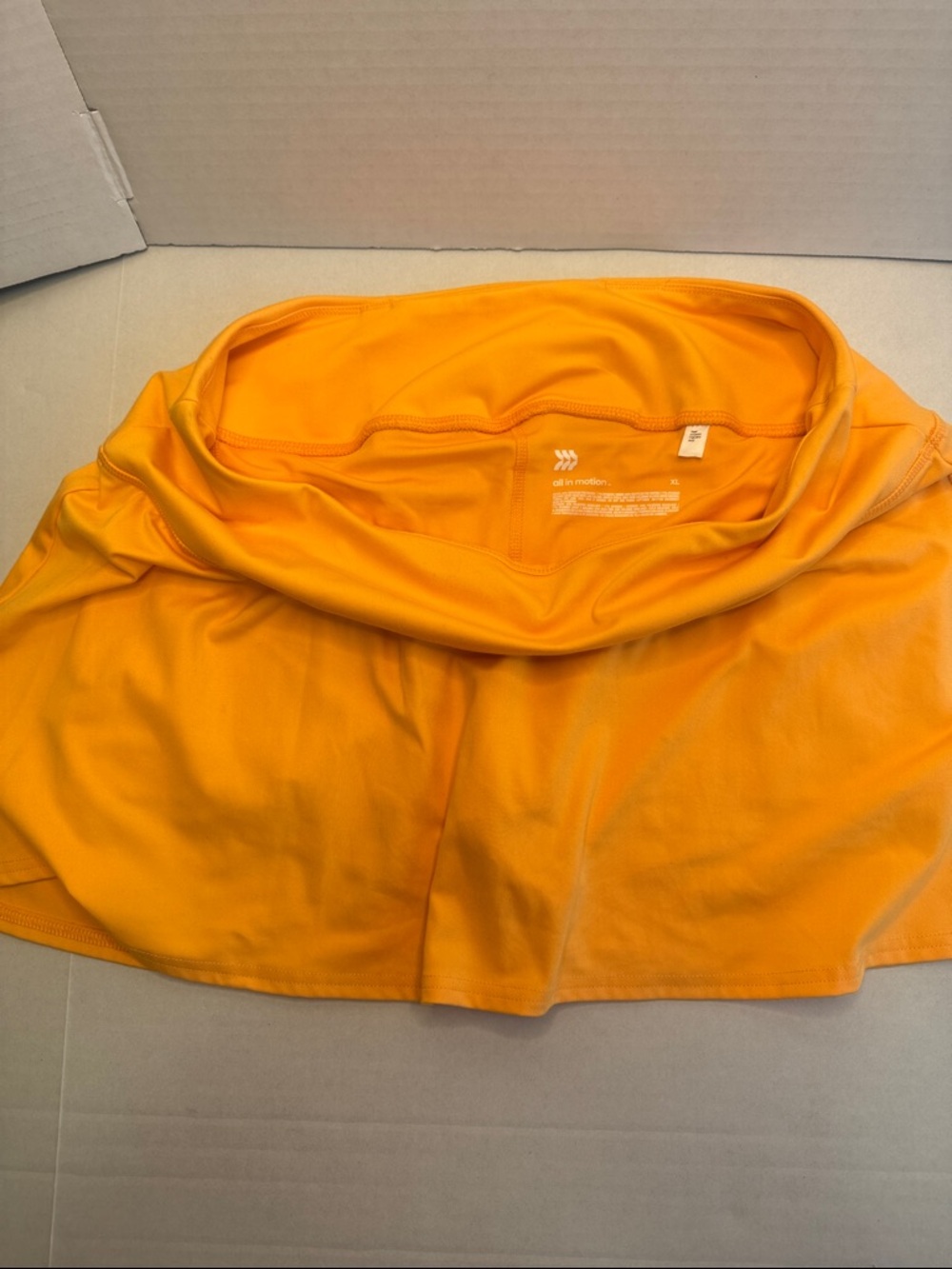 All In Motion Bright Orange Athletic Skort